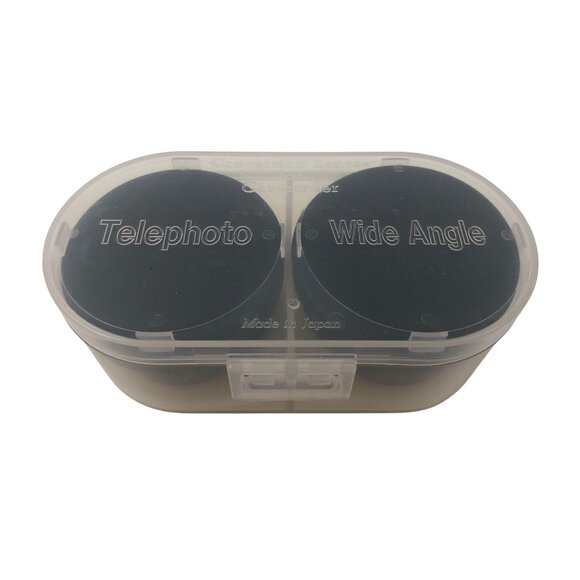 Tundra Video Auxiliary Lens Set Telephoto Wide Angle VTW1565 Japan Case Boxed - Picture 7 of 10